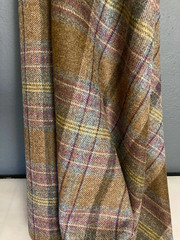 Fine Italian Plaid Wool – Nanette Lepore End Bolt – Gorgeous Drape INSANELY SOFT