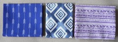 25 Fat Quarters, Assorted Geometric Patterns, Multicolor 18″x21″ Cotton Fabric 1