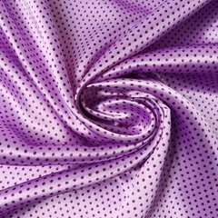 Silky Satin 58″ Wide By Yards Soft Poly Charmeuse Satin Fabric Small Polka Dots