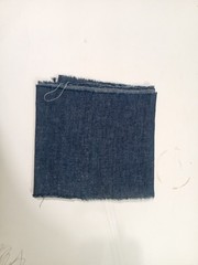 Jean like fabric material for sale by the yard (still on original roll)