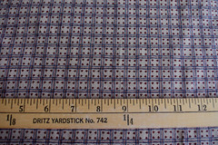 TINY MAROON HEARTS IN MULTI STRIPE CHECKS D 100% COTTON FABRIC 18X44 INCHES