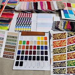 Fabric Swatches for Fashion Design Textile Colour Prediction Book,10 Mix Cards