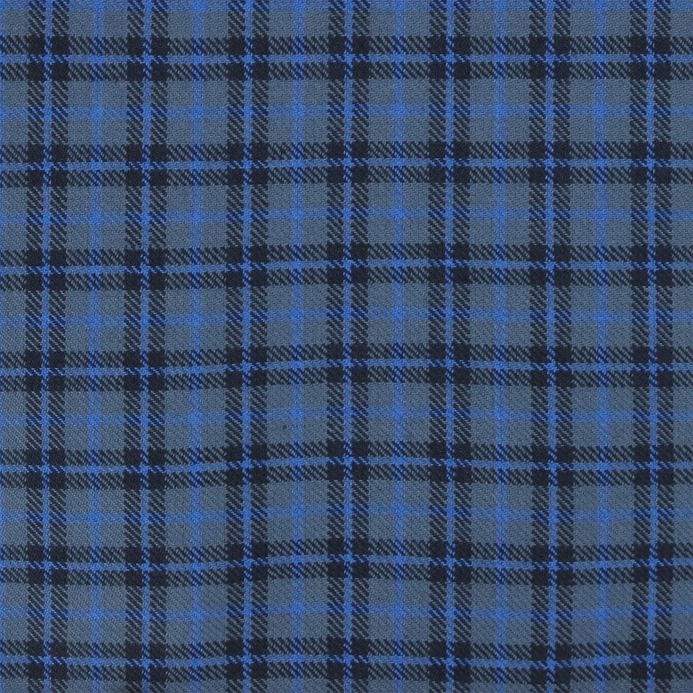 Bedford Check Tartan Fabric Poly Viscose Wool Free – Multiple Sizes Available