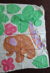 Vintage Princess Fabrics Inc. #849 ~ Jungle Animals ~ Large Cut Outs ~ Baby Deco