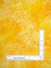 Swirl Swirls Indonesian Batik Fabric BATIK Yellow Cotton Riley Blake Yard