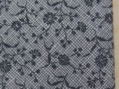 Fabric Tiny Flower Blue By RJR Fabric 2000s 44″ x 52 ” no:415