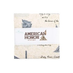 American Honor ~ 5″ x 5″ Squares, Riley Blake $3.99 Ships ANY Amount Of Fabric