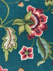 Richloom Mystery Green Grotto Multicolor Floral Upholstery Fabric-109” X 54”