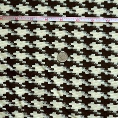HEAVY ACRYLIC WINTER JACKET COAT CRAFTS FABRIC BIG 30 mm HOUNDSTOOTH CHECK 44’W