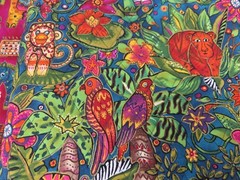 Unique- Quilted Animal Fabric 2 Pieces Each Approx 45″X44″