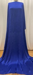 100% Crinkled Silk Crepe Back Satin Deep Royal Blue Fabric 1 Yd. 34″ Long 52″ W