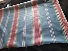 Stanley King Studio Universal Convertors Teflon Finish Upholstery Stripe Fabric