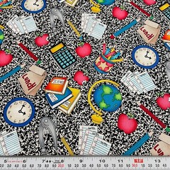 School Supplies Composition Notebook Hi-Fashion Fabrics Cotton Remnant 15″ x 42″