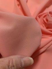 ❤️Chiffon Single Woven Polyester 5 Yards Coral Pink Lightweight 44”W
