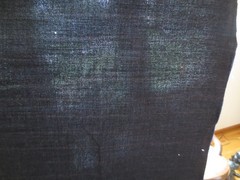 4914. BROWN/BLACK PLAID Wool or Wool Blend SUITING FABRIC- – 61″ x 3-3/4 yds.