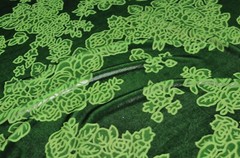 3.1 yd/ Vintage Mulberry Silk Velvet Devore Fabric Luxury Uzbek Oriental Textile
