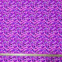 Lilly Pulitzer Cotton Poplin Fabric WILD FUCHSIA SPOTTED IN LOVE 36″ X 57″