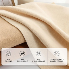 12PCS Solid Color Knitted Polar Fleece Fabric | 20”X20” | anti Pill Fabric Pat
