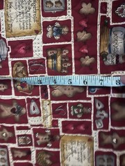 VTG Dianna Marcum’s “Grandma’s Gingerbread Pre Quilted Double Sided BTHY