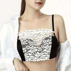1/3pcs Elegant Floral Lace Vest Comfortable Lingerie Vest for Securing Cleavage