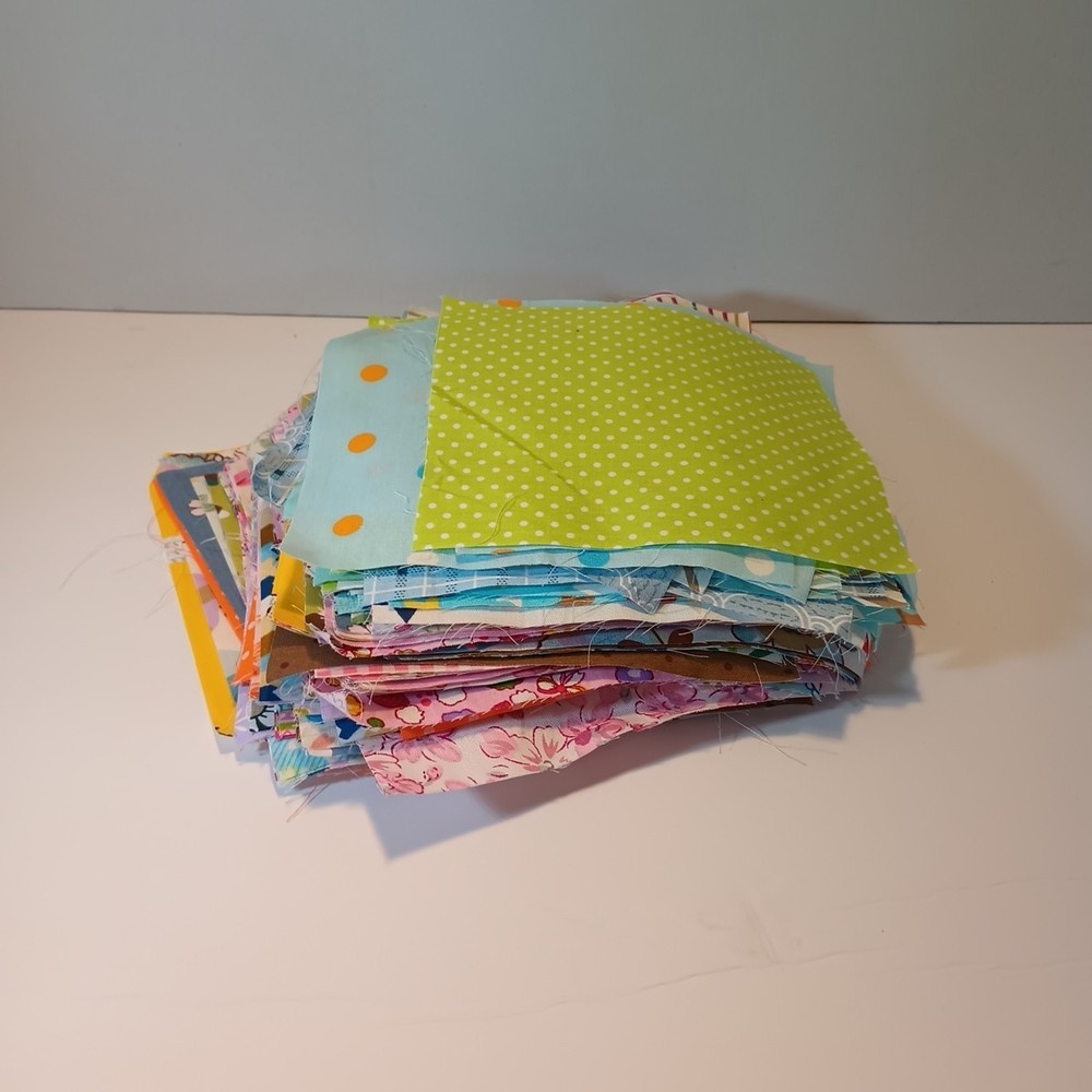 190 Squares 6″ x 6″ Fabric Cotton Quilting Floral Stars Dots