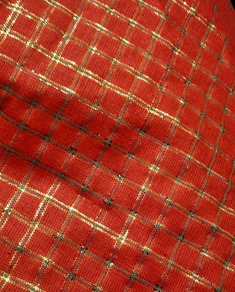 Scrap Fabric Striped Vintage 27 1/2″ x 32″ Single Piece Only Quilt