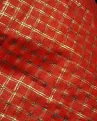 Scrap Fabric Striped Vintage 27 1/2″ x 32″ Single Piece Only Quilt