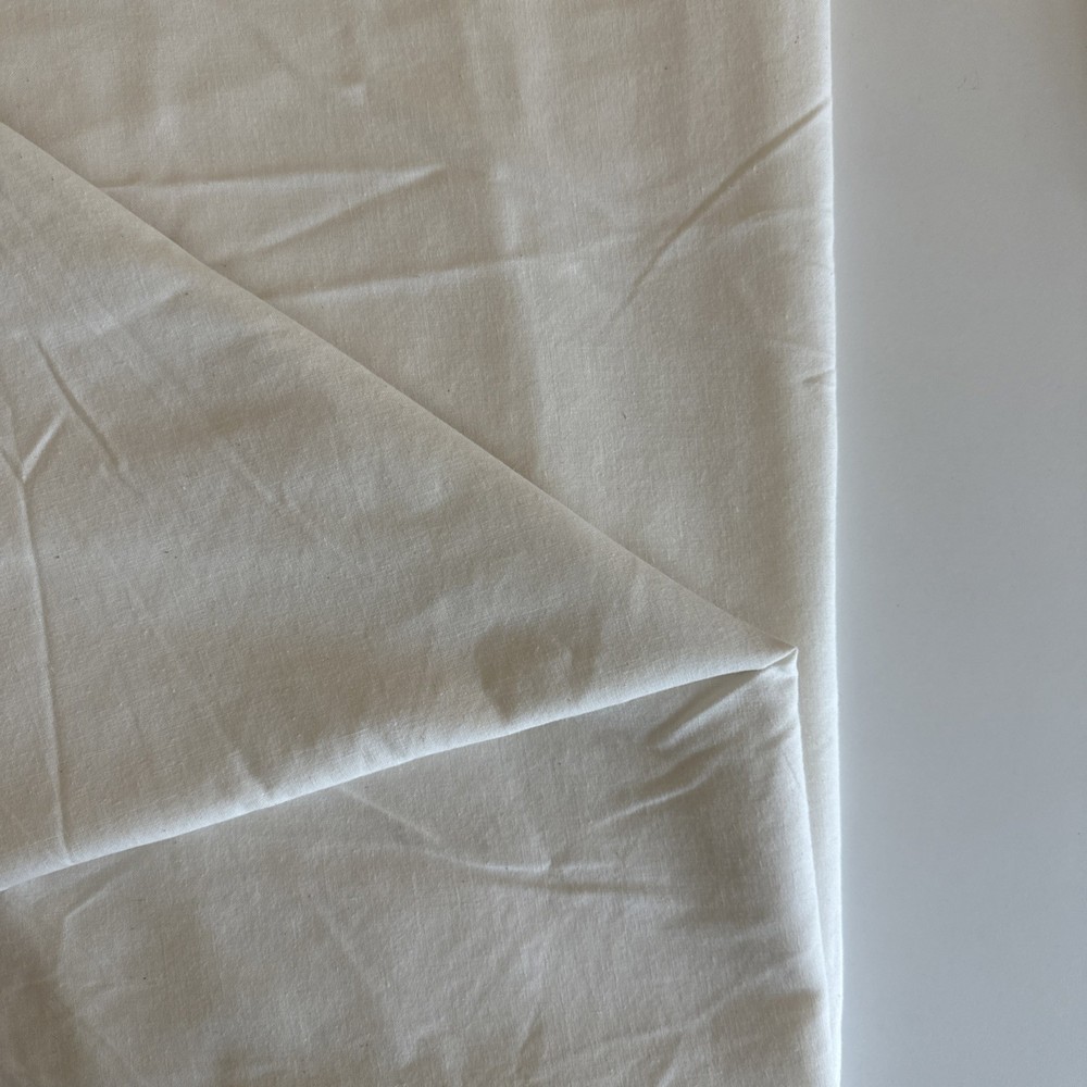 Off-White Muslin Fabric, 2 1/8 Yard, Unbranded
