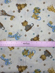 Safari Animal Fabric David Textiles Cotton 44″ 1 Yard