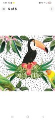 LOOPS & THREADS Jungle Animals Jelly Roll Fabric 100% Cotton 20 pc 2.5″ x 42″