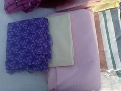 Assorted Fabric Pieces Lot, Multicolor Mixed Colors & Patterns, Crafts