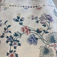 Laura Ashley Vintage Chinese Silk Chintz 48″ x 346″ 100% Cotton NOS