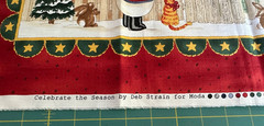 Celebrate The Season by Deb Strain for MODA Fabrics Snowman Cheater Panel
