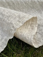 Neutral Hemp Organic Cotton Sile Cloth Fabric | Natural Beige, Undyed, 2 Yards