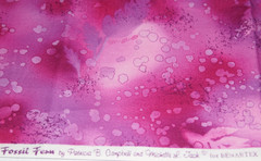 BENARTEX Premium Cotton Fabric ‘Fossil Fern ‘ Pinks Purples Screenprint 22″x42″