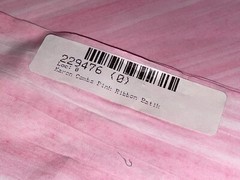 By 1/2 Yd Pink Ribbon Batik Cotton Quilt Store Fabric Karen Combs Batiks BTHY