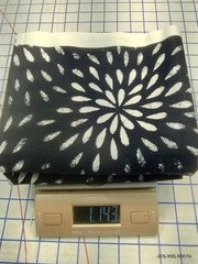 IKEA Jennifer Idrizi 2017 Fabric Lot Black White Starburst Heavy Cotton Twill