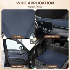 1/8″ Foam Backed Suede Headliner Fabric 60″W Car Roof Repair Upholstery Material