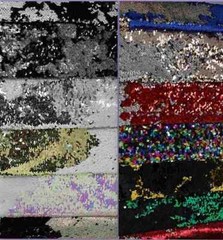 Color Changing Sensory Wall Reversible Sequin Fabric, Easy to Flip Fabric
