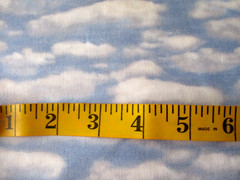 7-3/4 YDS CLOUDS IN THE SKY 100% COTTON MARCUS BROS