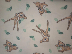 Disney bambi fun fabric cream 11 by 9 inch