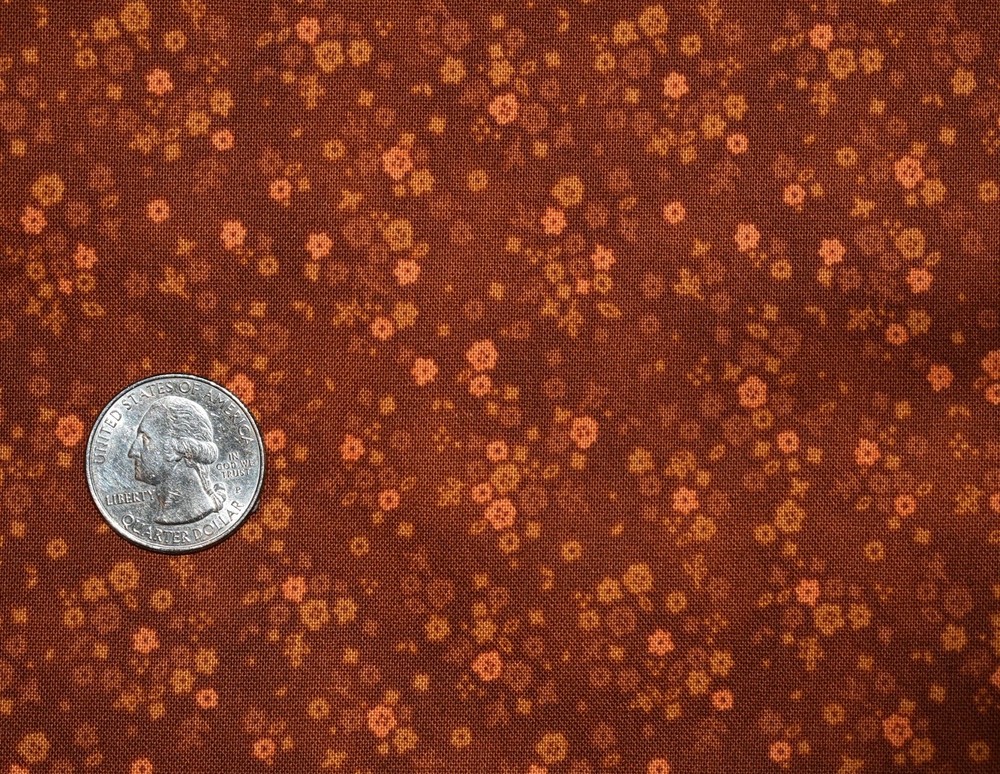 Classique Quilt Fabric Paintbrush Studio Orange Floral Cotton 1 Yd & 29″ x 42″