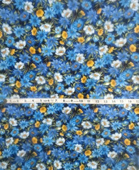 Moda Fabric 2.4 Yds SUMMER BREEZE Blue 45 Wide 100% Cotton Unwashed New