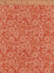 LOT of 3 FQ 100% Cotton Fall Autumn Fabrics Candy Pumpkins Trucks Sewing Quilts
