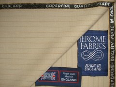 95% SUPERFINE WOOL + 5% POLYAMIDE SUITING FABRIC MADE IN ENGLAND = 5.23 m