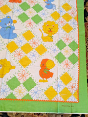 Vintage Princess Fabrics That’s Our Baby QUILT PANEL NOS