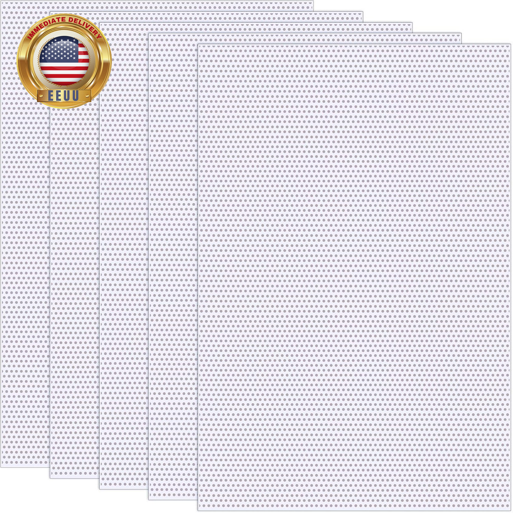 5 Sheets 0.5Mm White Fursuit Eyes Mesh, Waterproof Printable PVC Eye Mesh Sheet