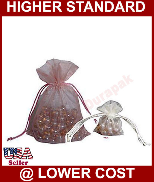 20 PCS 5.5×1.5×10.5 Gusset Fabric Bag+White+All Colors+