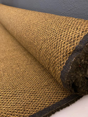 Gold Brown Designer 100% Wool Made in Italy – London Textiles 61″ Wide Half Yard