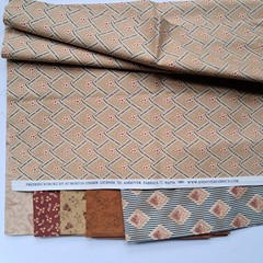 Andover Jo Morton Quilt Fabric Lot 3 Yards Total 1/2 Yard Cuts OOP Cotton
